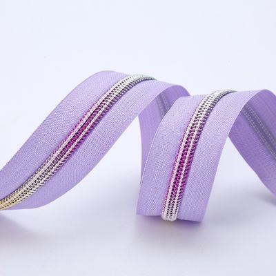 #5 Nylon Zipper Rainbow Teeth For Garments Suburban Wear Dress Formal