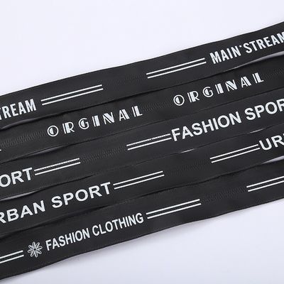 Auto-Lock Zipper de Nylon com Impressão Desporto Para Roupa Calçados Bolsas à prova d'água