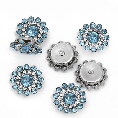 Acessório China Grosso Rhinestone Pearl Diamond Cristal Botão de Metal Para Vestuário Centro de Arco de Cabelo