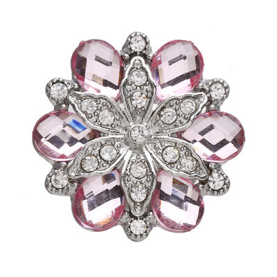 Botões de diamantes ambientais de luxo Botão de jóias para decoração de roupas e calçados Botão de perna