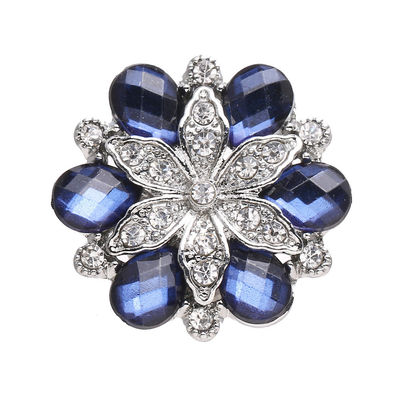 Botões de diamantes ambientais de luxo Botão de jóias para decoração de roupas e calçados Botão de perna