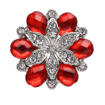 Botões de diamantes ambientais de luxo Botão de jóias para decoração de roupas e calçados Botão de perna