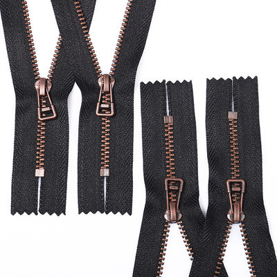 5# fechado fim anti-cobre fechaduras metálicas para roupas de mulher homem jaqueta fechadura fechadura de metal personalizado