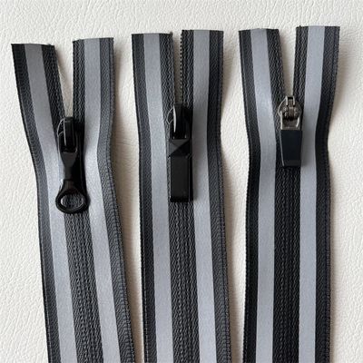 TPU/PU Ferradura resistente à água, Ferraduras impermeáveis com faixa refletora em 2 lados para exterior, casaco, vestuário