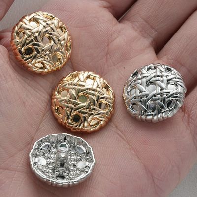 Custom Sewing Dome Retro Uniform Suit Buttons Shank Metal Button para roupas