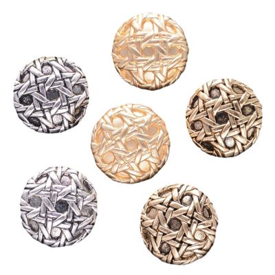 Custom Sewing Dome Retro Uniform Suit Buttons Shank Metal Button para roupas