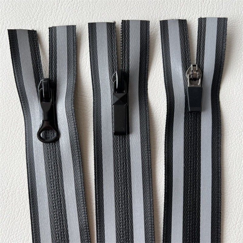 TPU/PU Ferradura resistente à água, Ferraduras impermeáveis com faixa refletora em 2 lados para exterior, casaco, vestuário