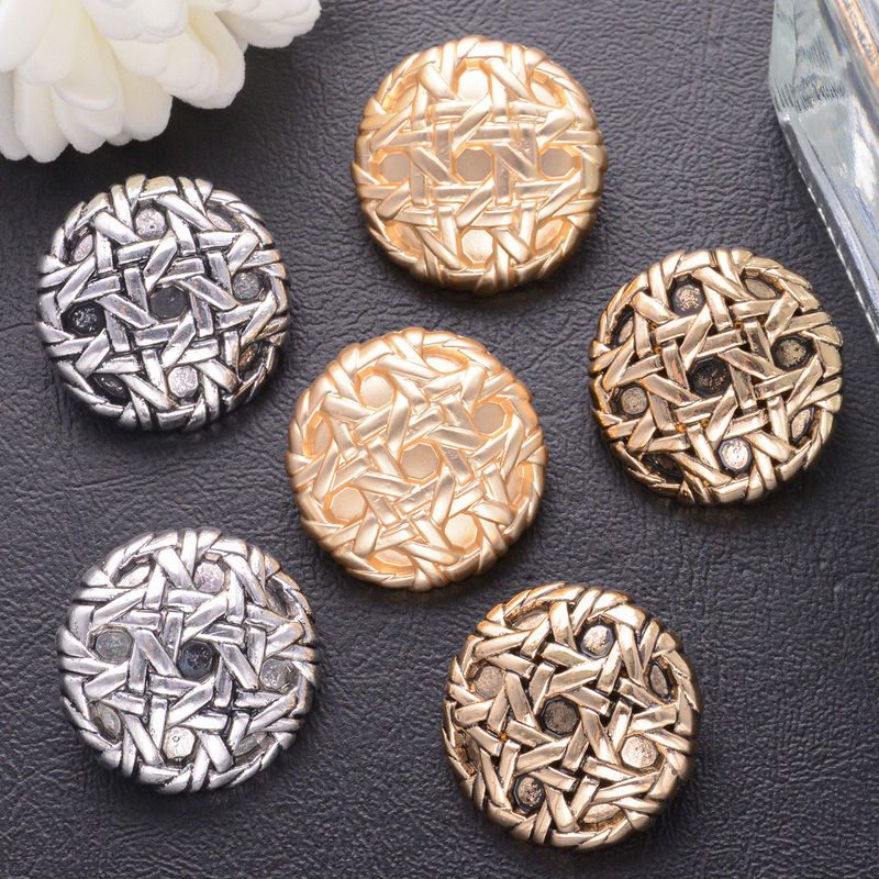 Custom Sewing Dome Retro Uniform Suit Buttons Shank Metal Button para roupas